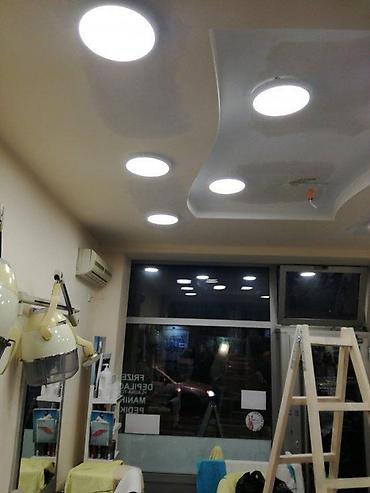 Rasveta: 1Led paneli dimabilni nadgradni i ugradni 2god.garancije. 2godine — 4