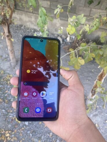 авто магнитолу: Samsung Galaxy A51, Б/у, 128 ГБ, цвет - Черный, 2 SIM