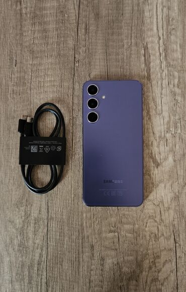 Samsung: Samsung Galaxy S24+, 256 GB, rəng - Bənövşəyi, Zəmanət, Barmaq izi, Simsiz şarj