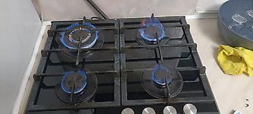 стекло для плиты: Газовая печь, Новый, Встраиваемая, цвет - Черный — 2