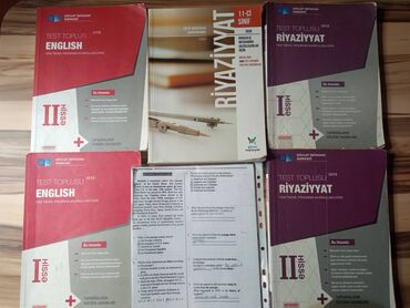 azərbaycan tarixi 7 ci sinif test: İki ədəd Riyaziyyat test toplusu 2019. I-II hissə. cütü 9 azn. İki