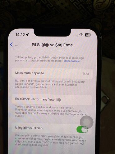 Apple iPhone: IPhone 13, 128 GB, Alpine Green, Barmaq izi, Simsiz şarj, Face ID