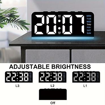 flaše: Kul stilski LED digitalni budilnik | Dvostruki alarm, prikaz vremena i — 10