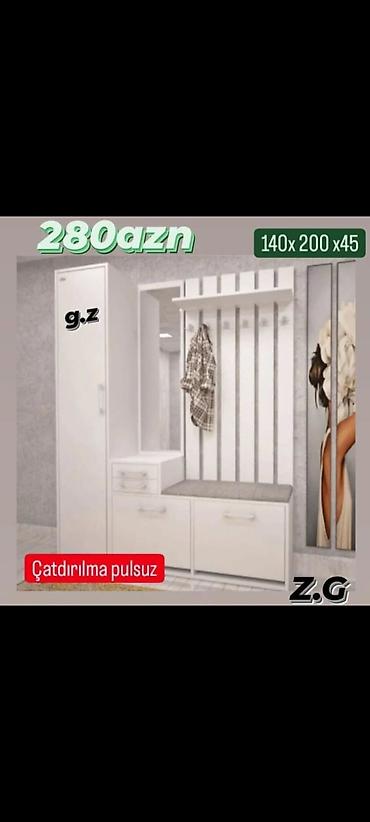 kicik skaf: Dəhliz üçün modul dolab dəsti Ölçü: 140 x 200 x 45 sm Qiymət: 280 — 1