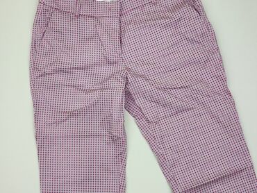 liliowe bluzki damskie: Material trousers, L (EU 40), condition - Good