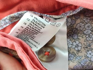 overalls: H&M L.O.G.G., Spodnie materiałowe damskie, rozmiar L — 5