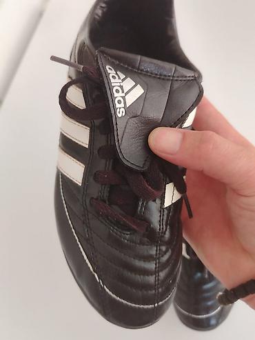 Kopačke: Adidas kopačke za fudbal – broj 38 klasičan model u crnoj boji sa — 7