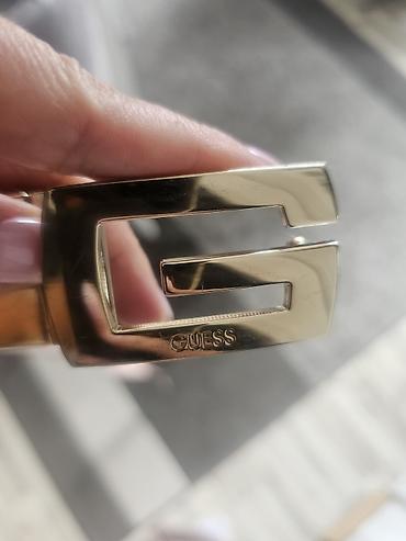 torbe za plažu: GUESS muški kožni kaiš - Model: klasičan crni kaiš sa velikom — 7