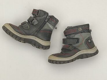 szare sandały zamszowe: High boots 22, Used