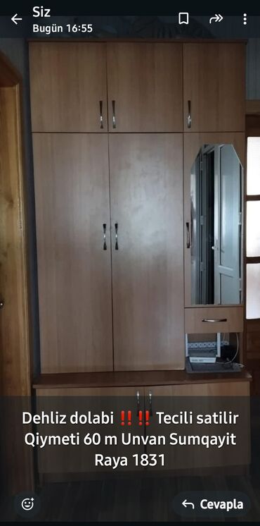 rumıniya mebeli: İşlənmiş, Açılan, Dəhliz dolabı