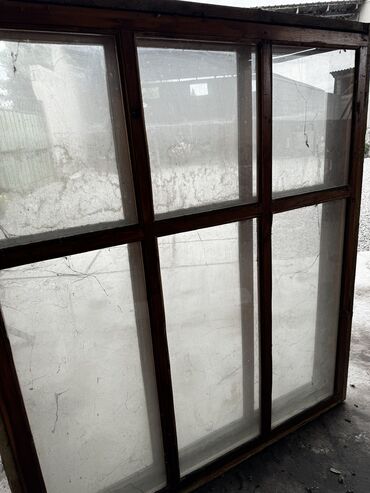 ремонт окна: Деревянное окно, Б/у, 1700 *1470, Самовывоз