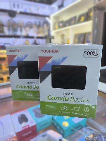 HDD "Toshiba 500GB" Toshiba 500 GB xarici Hard disklər Yeni, bağlı lalafo.az -da HDD "Toshiba 500GB" Toshiba 500 GB xarici Hard disklər Yeni, bağlı