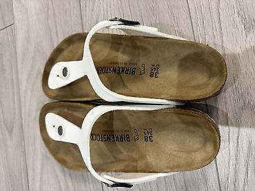 Айымдардын бут кийими: Босоножкалар, 38, Birkenstock, Жаңы, түсү - Ак — 4