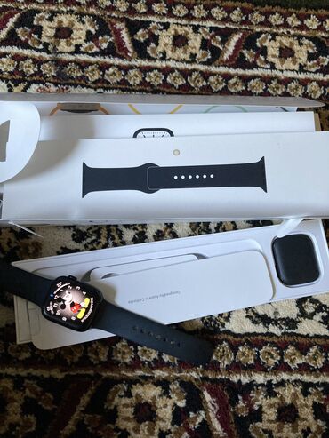 Наручные часы: Apple Watch series 7 45mm Состояние как новое Покупался новым Полный