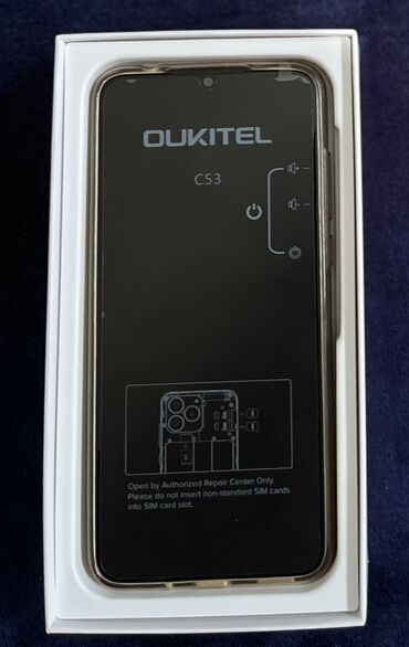VAZ (LADA): Oukitel C53 smartfon - Model: Oukitel C53 (qutuda) - Rəng: Qara