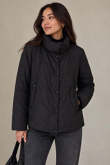 nike tech flecce: Стёганая куртка LUSSKIRI - Цвет: чёрный, матовый - Размер по бирке — 1
