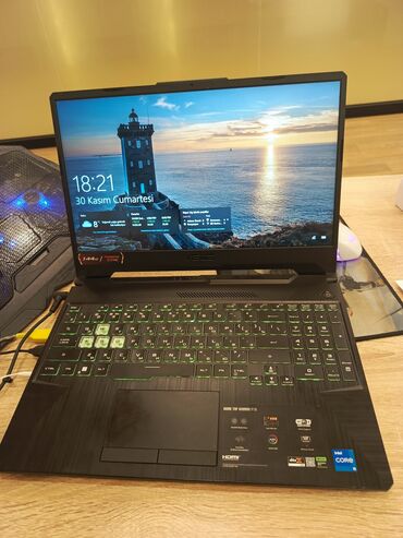 asus notebook qiymetleri: İşlənmiş ASUS TUF Gaming, 15.6 ", Intel Core i5, 512 GB, Ünvandan götürmə, Pulsuz çatdırılma, Ödənişli çatdırılma