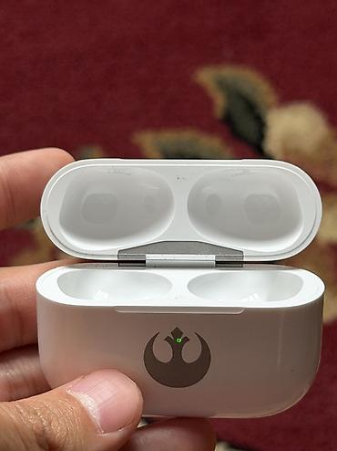 samsung a12: Беспроводные вакуумные наушники, Apple, AirPods Pro 2, Б/у — 5