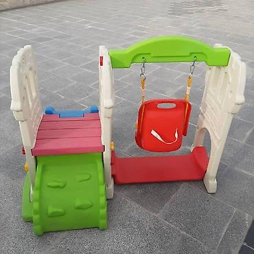 cadır evler: 6 aydan 5 yaşa qədər uşaqlar üçün istifadəli sürüşkən dəsti. 3 in 1 — 3
