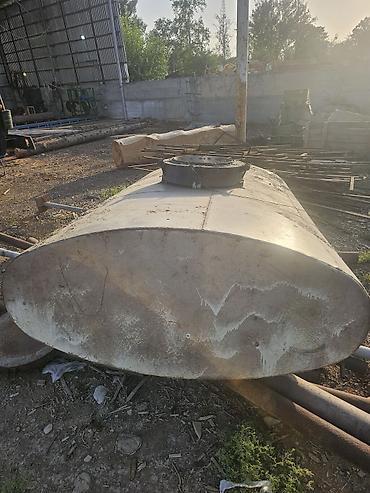 böyük qazanlar: Metallik üfüqi silindrik tutum (rezervuar) - Material: qalın divarlı — 1