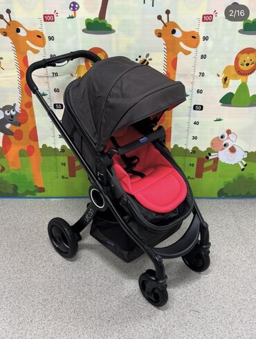 прогулочная коляска cybex бу: Коляска, цвет - Черный, Б/у