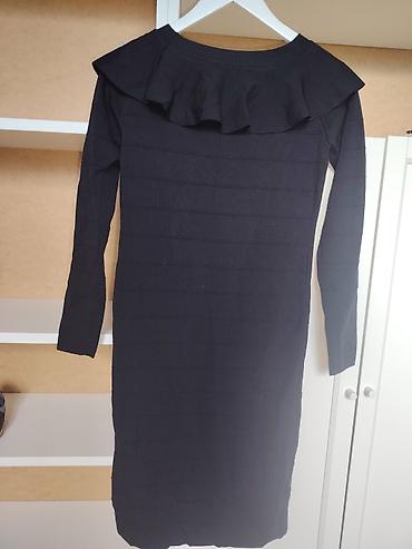 Haljine: Crna pletena haljina MARX, veličina M. * dužina 96cm *poobim kukova — 2