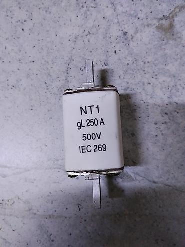 Трансформатор үчүн сактагычтар: Плавкая вставка NT1 gL 250A, 500V (IEC 269) - Тип: ножевой — 1