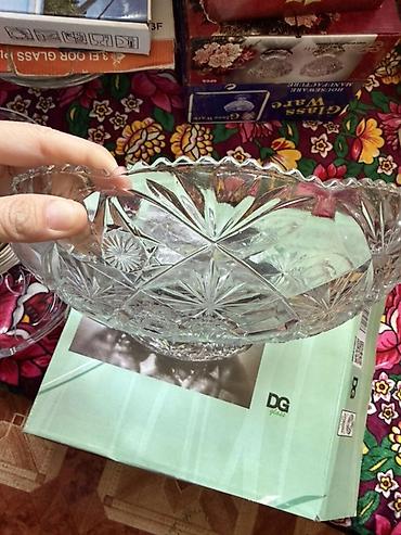 салатница: Стеклянная салатница (фруктовая ваза) DG Glass, модель Larous, 1 шт — 2