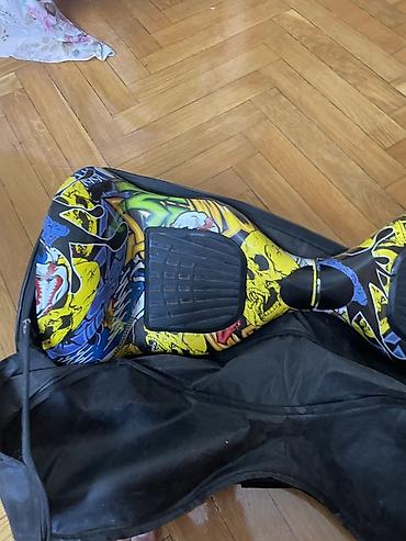 çant: Qrafiti naxışlı 2 təkərli hoverboard + daşıma çantası - Rəngarəng — 4