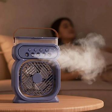 iphone mini: Prenosivi stoni ventilator sa vodenom maglom (3-u-1 rashlađivač — 1