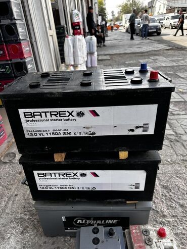 щелочные аккумуляторы: Б/У Аккумуляторы 230Ah 220Ah Аккумулятор BATREX professional starter