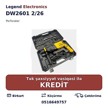 boya seti: Elan başlığı: Perforator DW2601 2/26 Elan mətni: Legend Electronics — 1