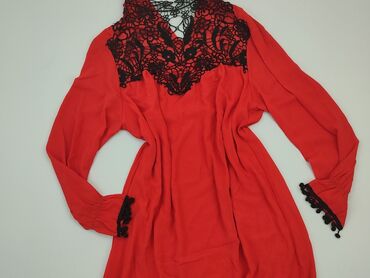 sukienki czerwona elegancka: Dress, S (EU 36), condition - Very good