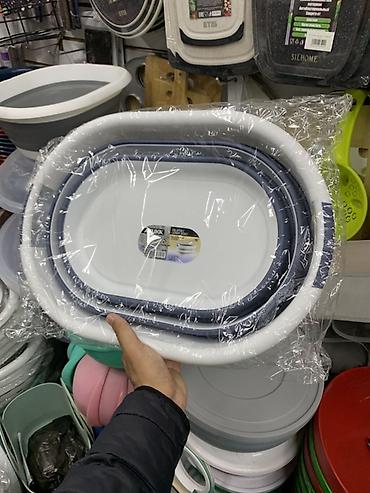складной тазик для стирки: Складная корзина для белья, 15 л. - Тип: collapsible laundry basket — — 1