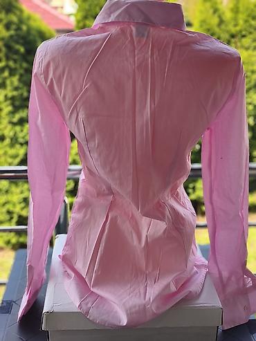 Košulje: Ženska košulja – svetloružičasta - Klasičan kroj sa kragnom i — 7