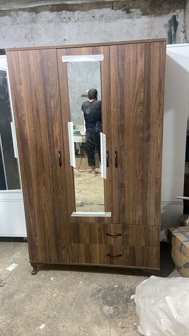 Dolablar: Yeni, Açılan, 3 qapılı Düz dolab, Qarderob, paltar dolabı, Azərbaycan — 13