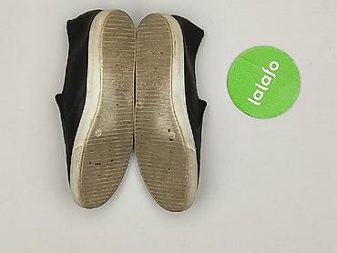 klapki hermes eobuwie: Damskie slip‑ony czarne - Model: wsuwane slip‑ony - Kolor: czarny z — 3