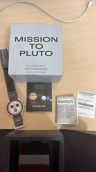 casio original: OMEGA x Swatch Speedmaster MoonSwatch “Mission to Pluto” - Модель из — 3