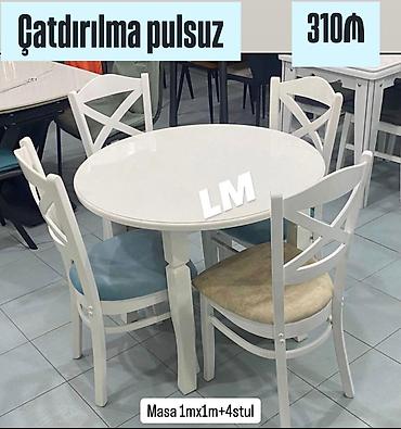 ♻️Göz oxşayan masa dəsti 💫 _*YENİDİR💫*_ ♻️Qiymət : *310 azn* ♻️Masa