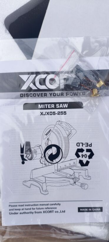 Uqlorezlər: XCORT XJX05-255 göncü (miter) mişar – 255 mm / 10" Xüsusiyyətlər: - — 9
