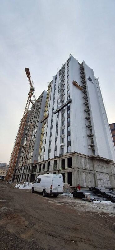 Продажа квартир: 1 комната, 49 м², Элитка, 14 этаж, ПСО (под самоотделку)