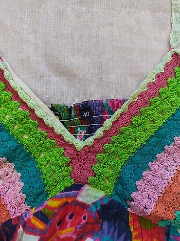 Desigual (2012) colorful floral print mini dress Price:65₼ Size:40 — 6