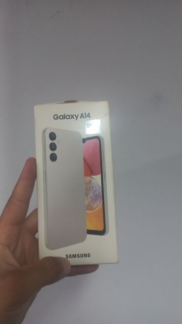 samsung a95: Samsung Galaxy A14, 64 GB, rəng - Ağ, İki sim kartlı