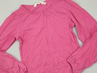 czerwona bluzka z falbanami: Blouse, H&M, 8 years, 122-128 cm, condition - Good