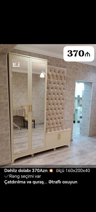 Dolablar: Yeni, Açılan, 2 qapılı Düz dolab, Dəhliz dolabı, Türkiyə — 24