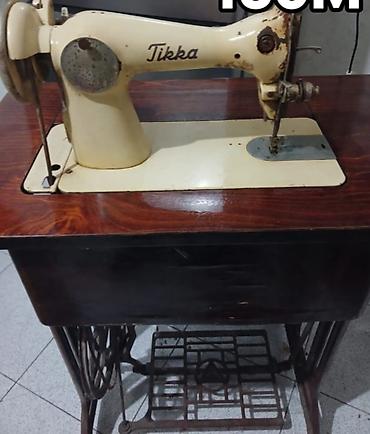 Tikka mexaniki tikiş maşını – şkaflı, ayaq pedallı model -