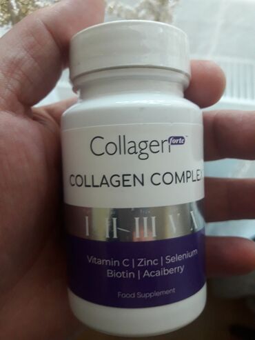 idman kompleksi: Kolajen kompleksi. Collagen complex. Vitamin C. Zinc. Selenium