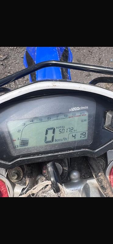 champ moto: Эндуро/кроссовый мотоцикл синего цвета. Характеристики и оснащение по — 1