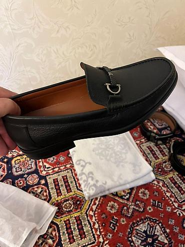 Ayaqqabılar: Borse Mogan kişi loafers ayaqqabısı - Rəng: qara - Üst material — 2