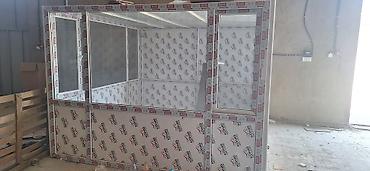 стеклянный стол офисный: PVC-alüminium karkaslı şüşəli modul otaq/kiosk - İstifadə sahələri — 1